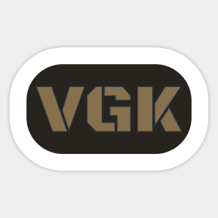 VGK is vegas Sticker